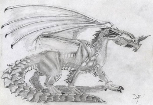 Как нарисовать дракона поэтапно