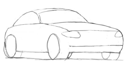 Как рисовать машину