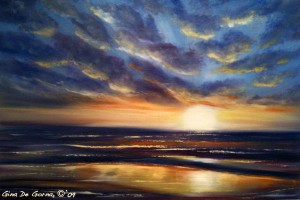 oil painting tutorial 9 300x200 Как рисоватьзакат. Урок от Джины де Горно